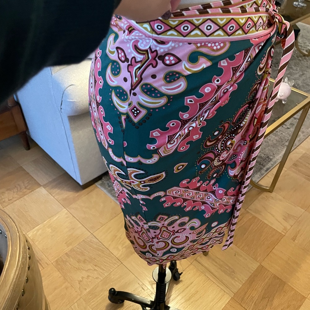 Tibi Wrap Skirt 100% silk